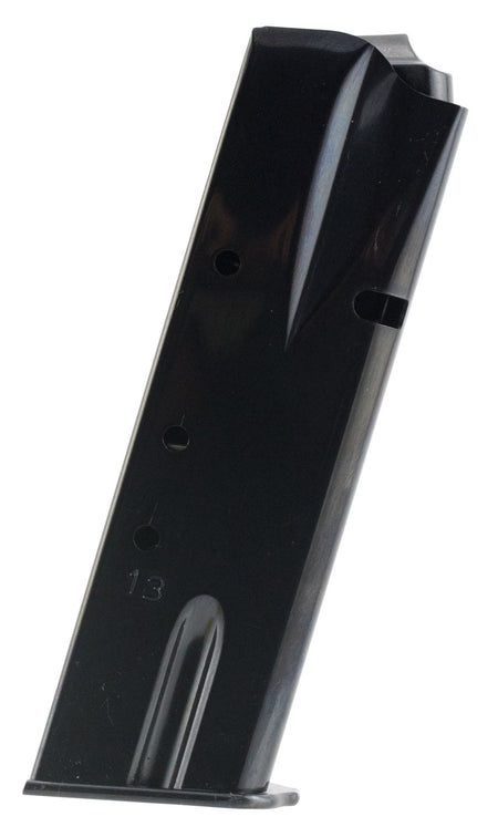 Mec-Gar MGBRHP13B 13rd 9mm Luger Blued Detachable Magazine for Browning Hi-Power/SA-35