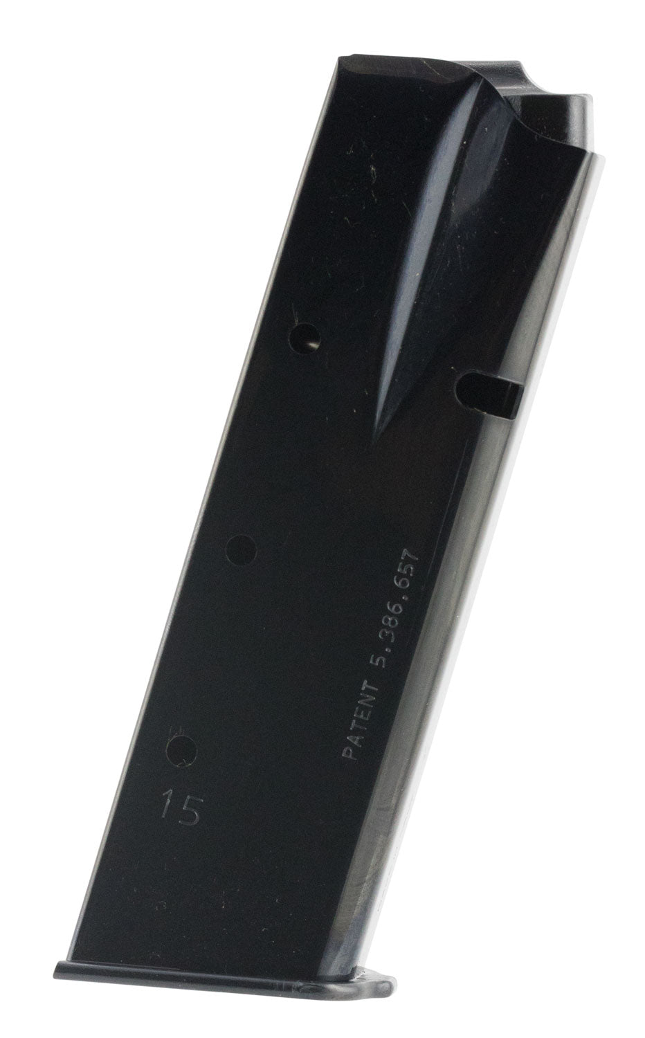 Mec-Gar MGBRHP15B 15rd 9mm Luger Blued Detachable Magazine for Browning Hi-Power/SA-35
