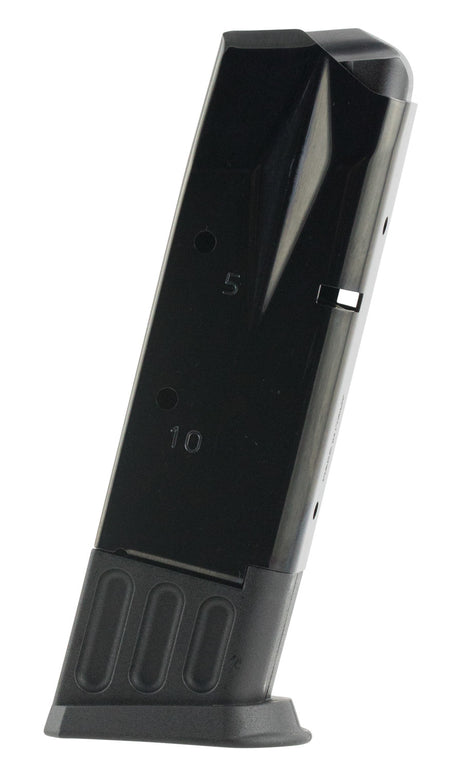 Mec-Gar MGP22810B Standard Blued Detachable 10-Round 9mm Luger Magazine for Sig P228