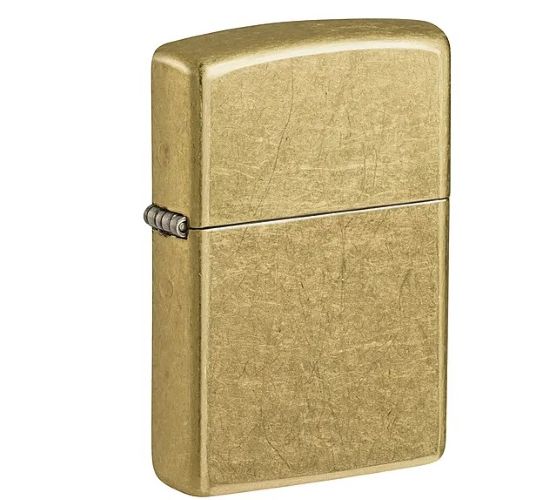 Zippo Windproof Lighter - Street Brass Finish