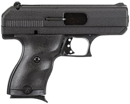 Hi-Point 9NYLOC C9 9mm Luger 8+1 3.50" Black Steel Barrel, Black Powder Coated Serrated Slide, Frame & Polymer Grips, Nylon Holster