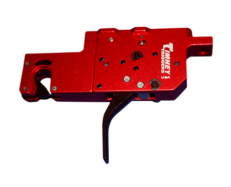 Timney Triggers 650ST RPR Two-Stage Straight Trigger 8 oz/1 lb Pull Black/Red for Ruger Precision