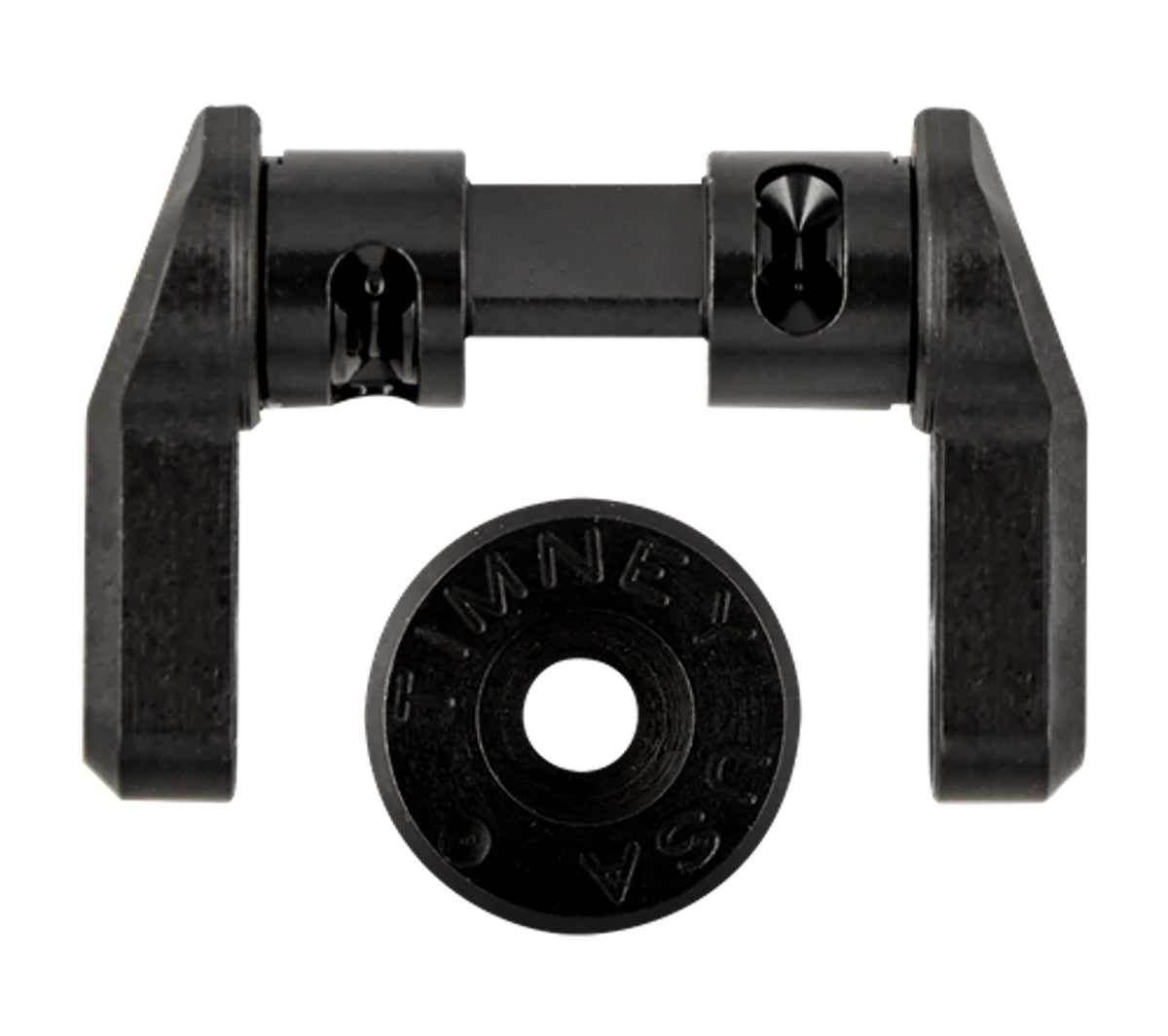 Timney Triggers 49ERSAFETY Ambidextrous Safety Selector 49/90 Degree AR Platform Black Steel