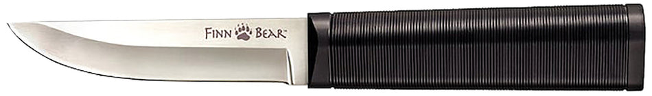 Cold Steel 20PC Finn Bear 4" Fixed Plain 4116 Stainless Steel Blade Black Polypropylene Handle with Sheath
