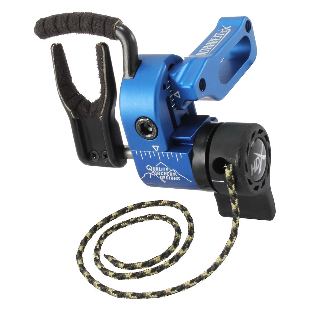 QAD UltraRest HDX Drop-Away Arrow Rest Blue RH
