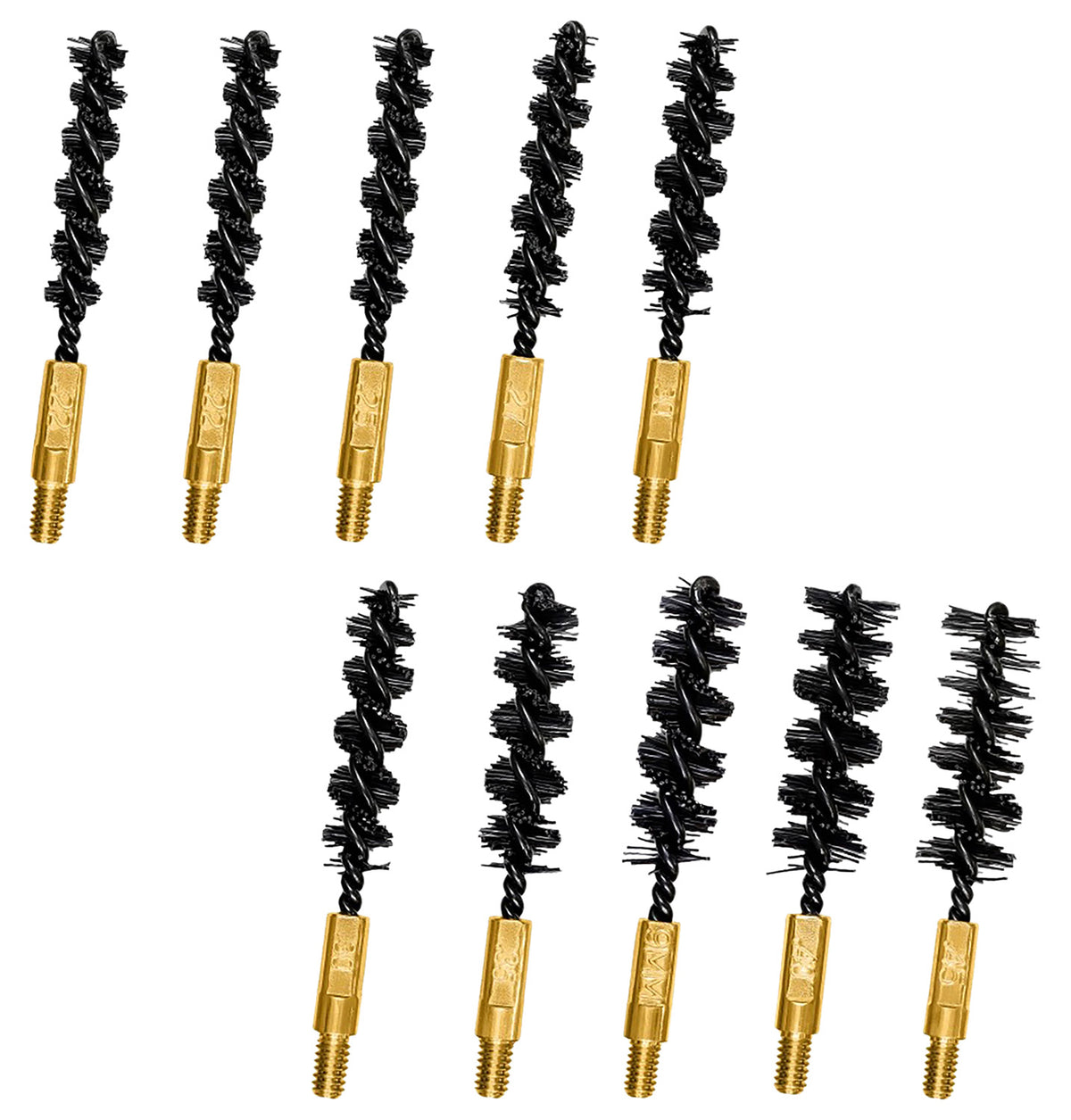Otis FG380BPN Multi-Caliber Rifle/Pistol Nylon Bore Brush Variety Pack 10 Pieces