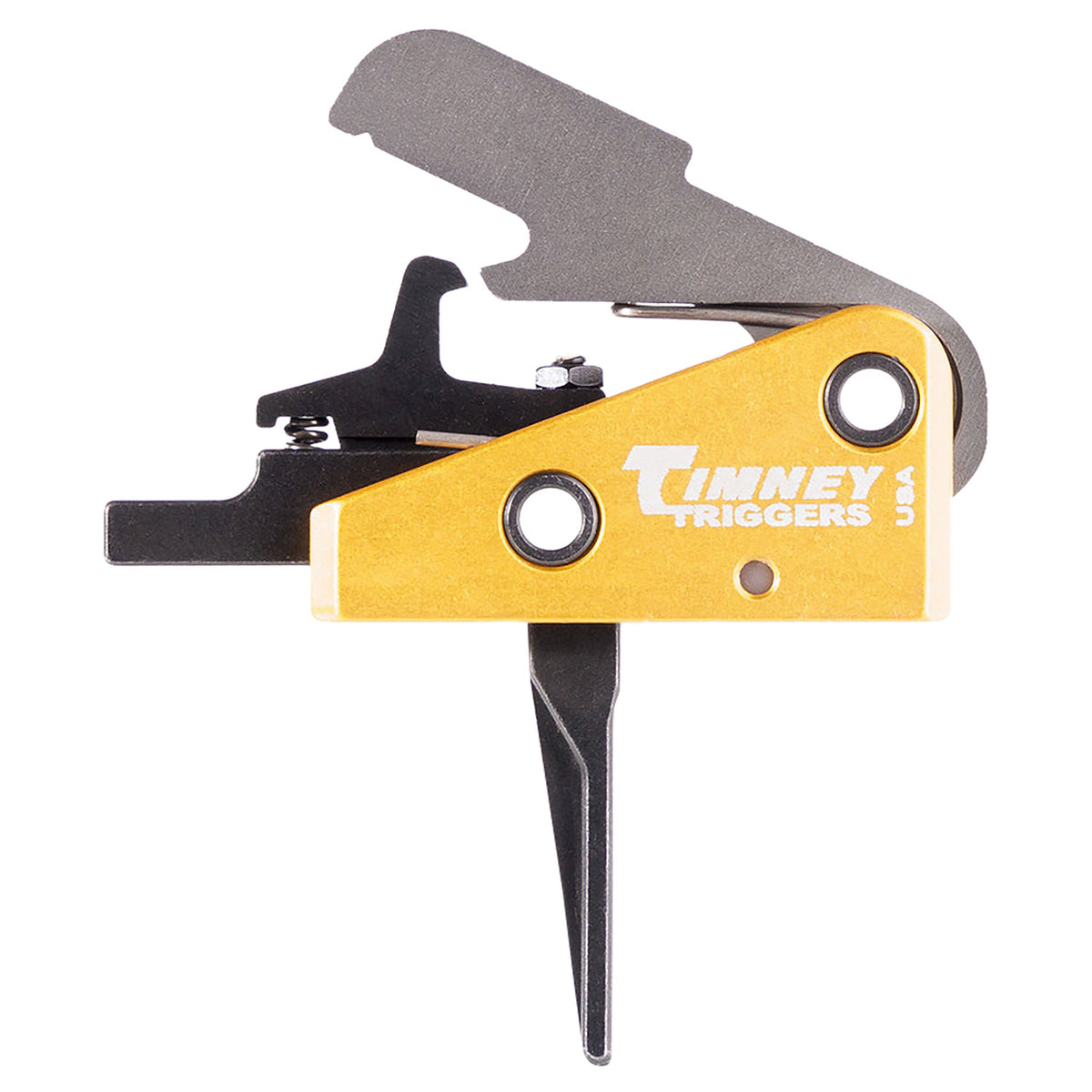 Timney Triggers 667SST Competition Single-Stage Straight Trigger 3 lbs Black/Gold for AR-15