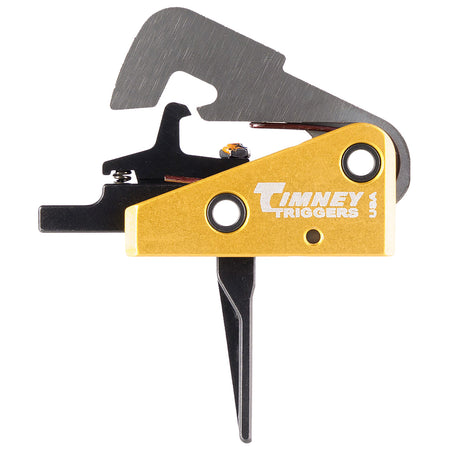 Timney Triggers 670ST Competition Single-Stage Straight Trigger 4 lbs Black/Gold for AR-10