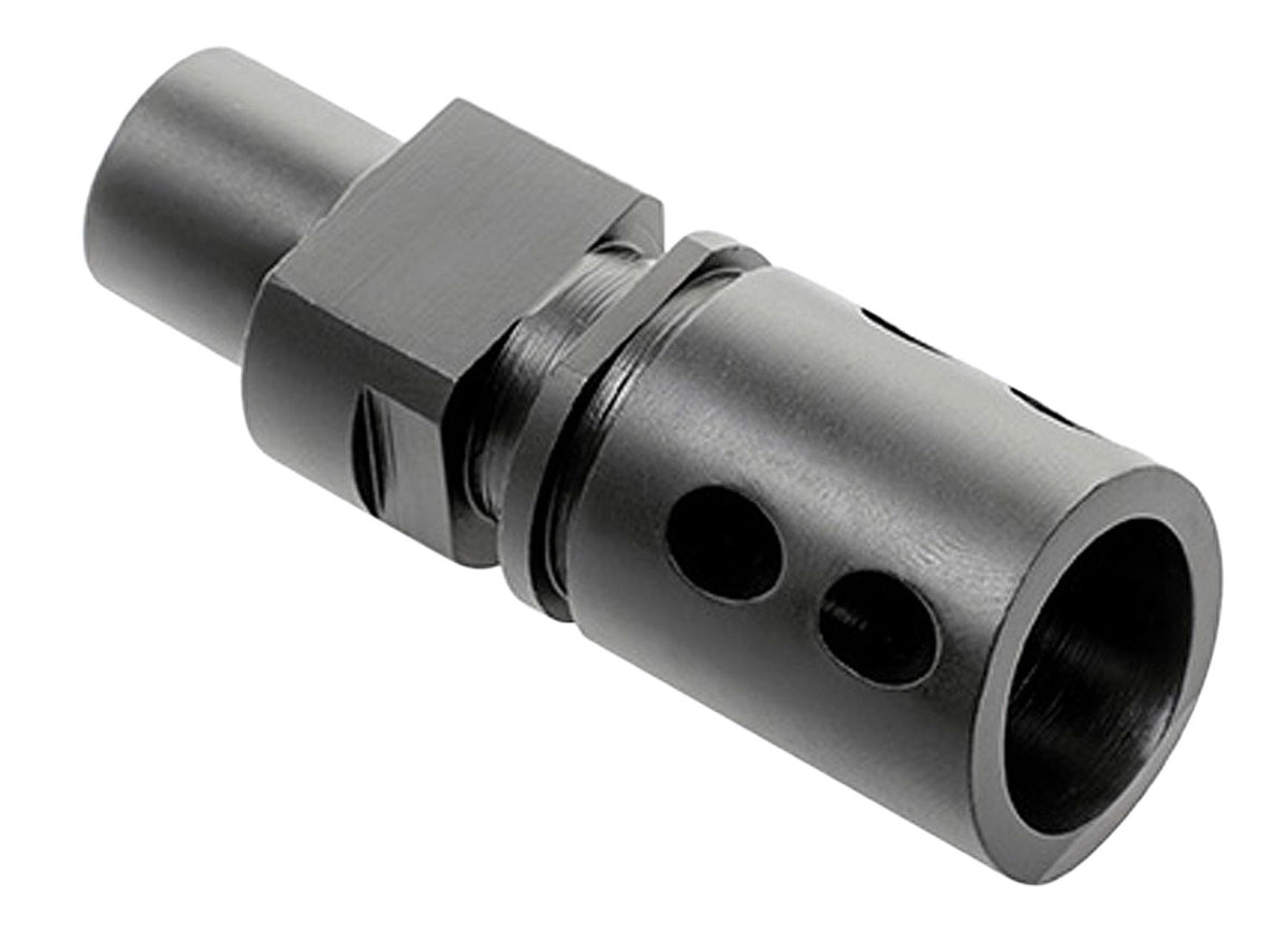 CMMG 57DA5BE Flash Hider Black Steel M12x1 LH Threads 5.7x28mm FN PS90
