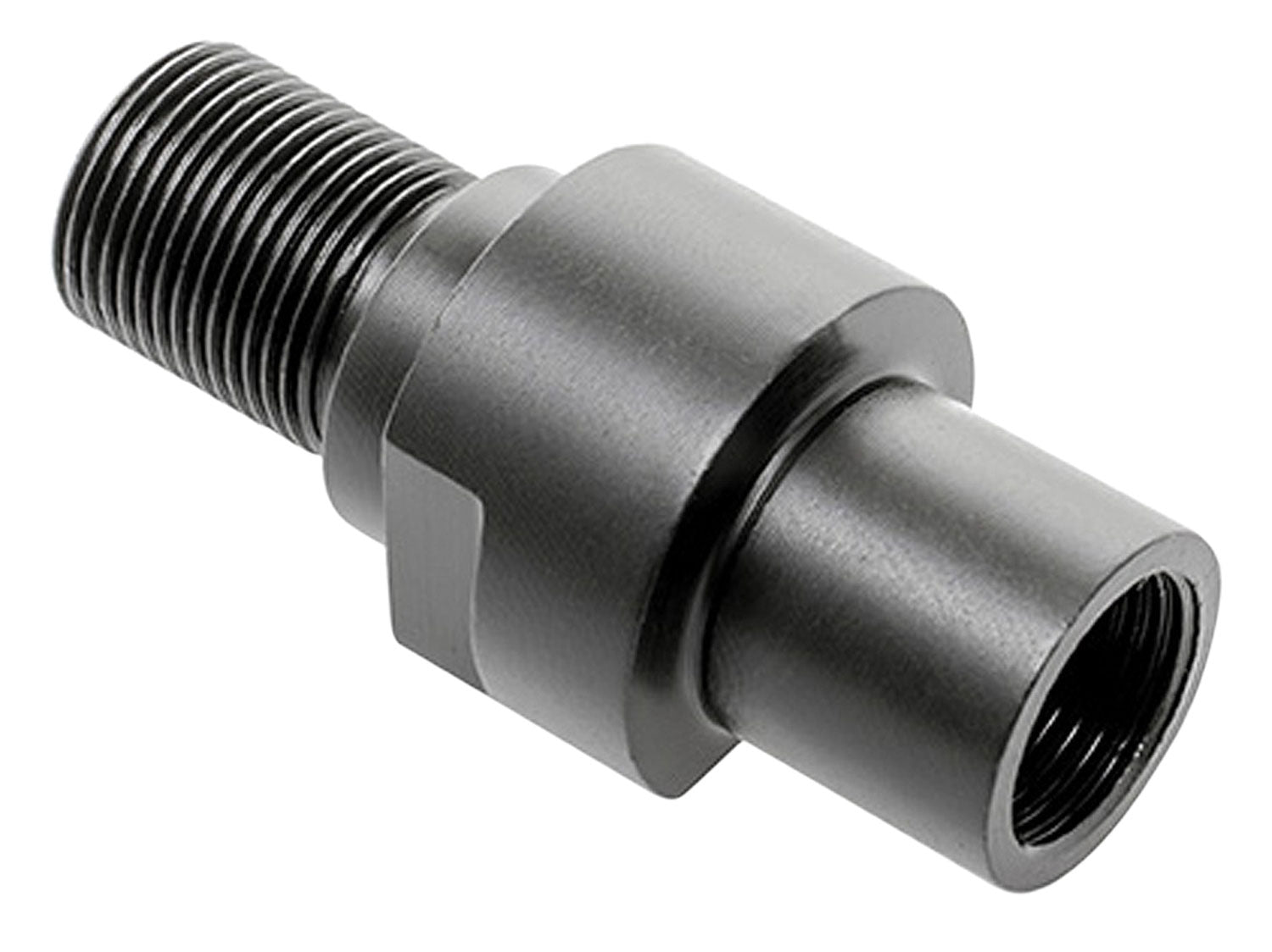 CMMG 57DA53A PS90 Thread Adapter 223 Rem/5.56x45mm NATO Black Steel 1/2"-28 tpi