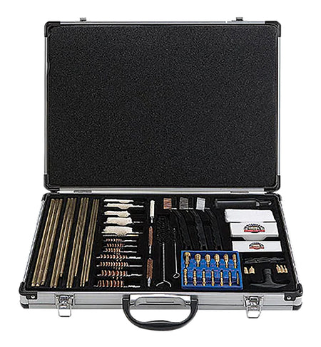 DAC UGC100S Super Deluxe Universal Gun Cleaning Kit Multi-Caliber 61 Pieces Silver