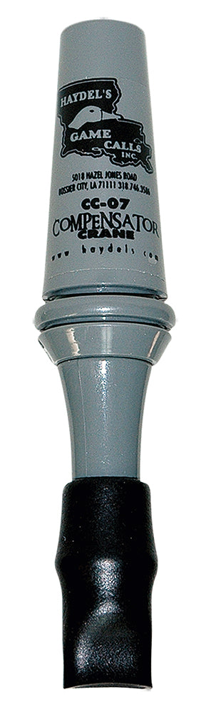 Haydel's CC07 Compensator Sandhill Crane Open Call - Gray Plastic