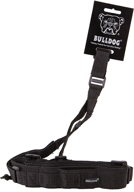 Bulldog BD825 Tactical 3-Point Adjustable Black Nylon Sling
