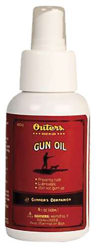 Outers Gun Care Oil 4 oz Pump Lubricant (6 per Case)