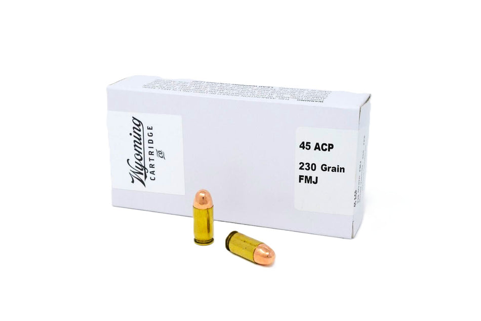 Wyoming Cartridge CO. 45 ACP 230 Grain Full Metal Jacket(FMJ)
