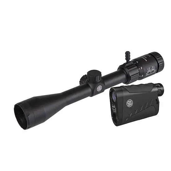 SIG Buckmasters 3-9x40mm Rifle Scope with Laser Rangefinder Package