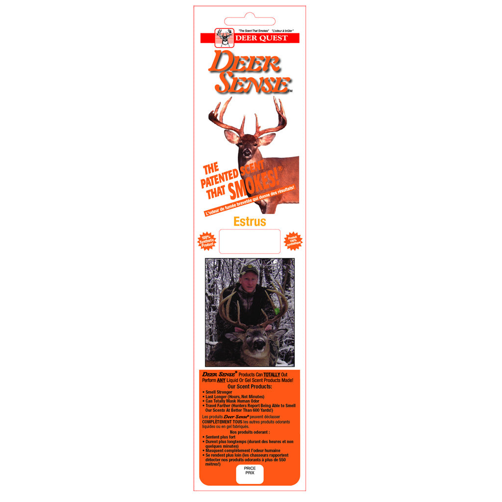 Deer Quest Deer Sense Doe Estrus Scent Smoke Sticks 6 Pack