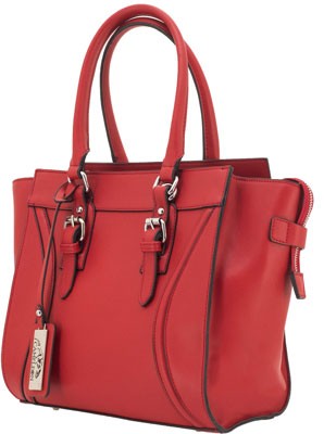 Cameleon Aphaea Concealed Carry Tote Purse in Red Vegan Leather