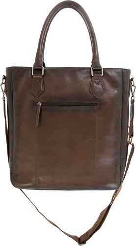 Cameleon S&W Flat Tote Concealed Carry Purse Dark Brown