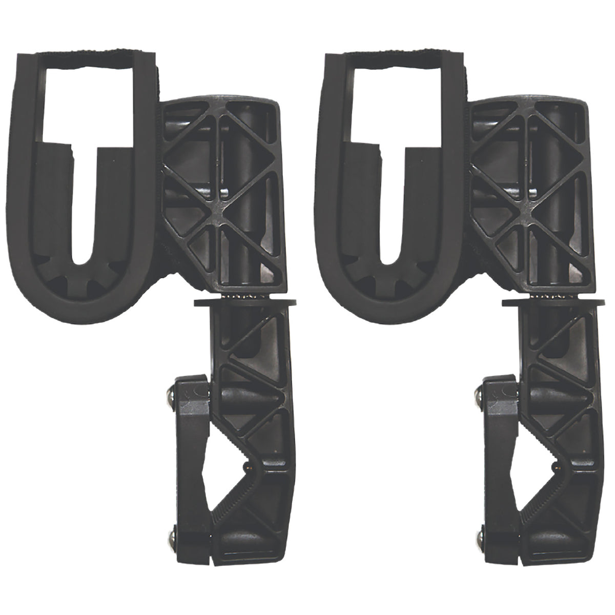 Rugged Gear 10100 Single Hook ATV Gun Mount Rifle/Shotgun Black Nylon 2 Pack