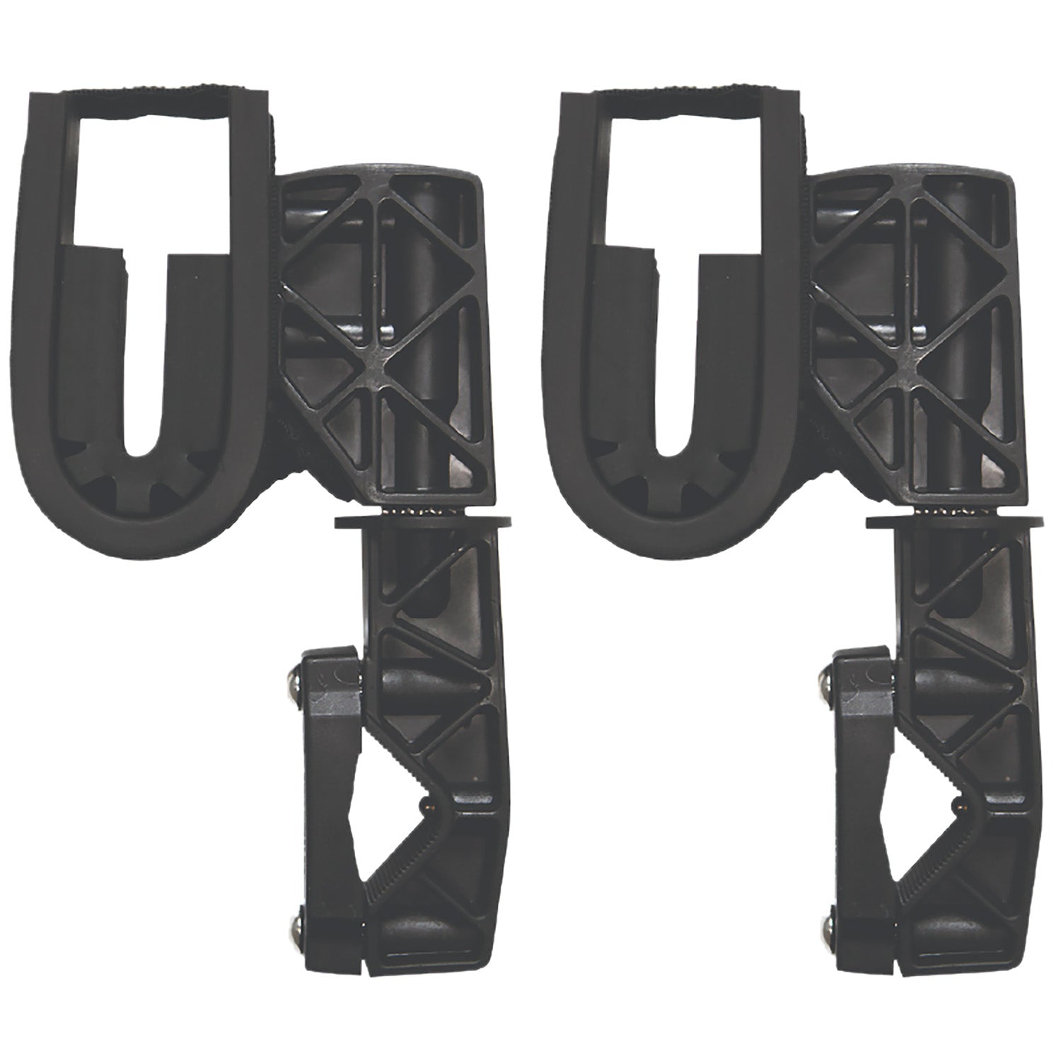 Rugged Gear 10100 Single Hook ATV Gun Mount Rifle/Shotgun Black Nylon 2 Pack