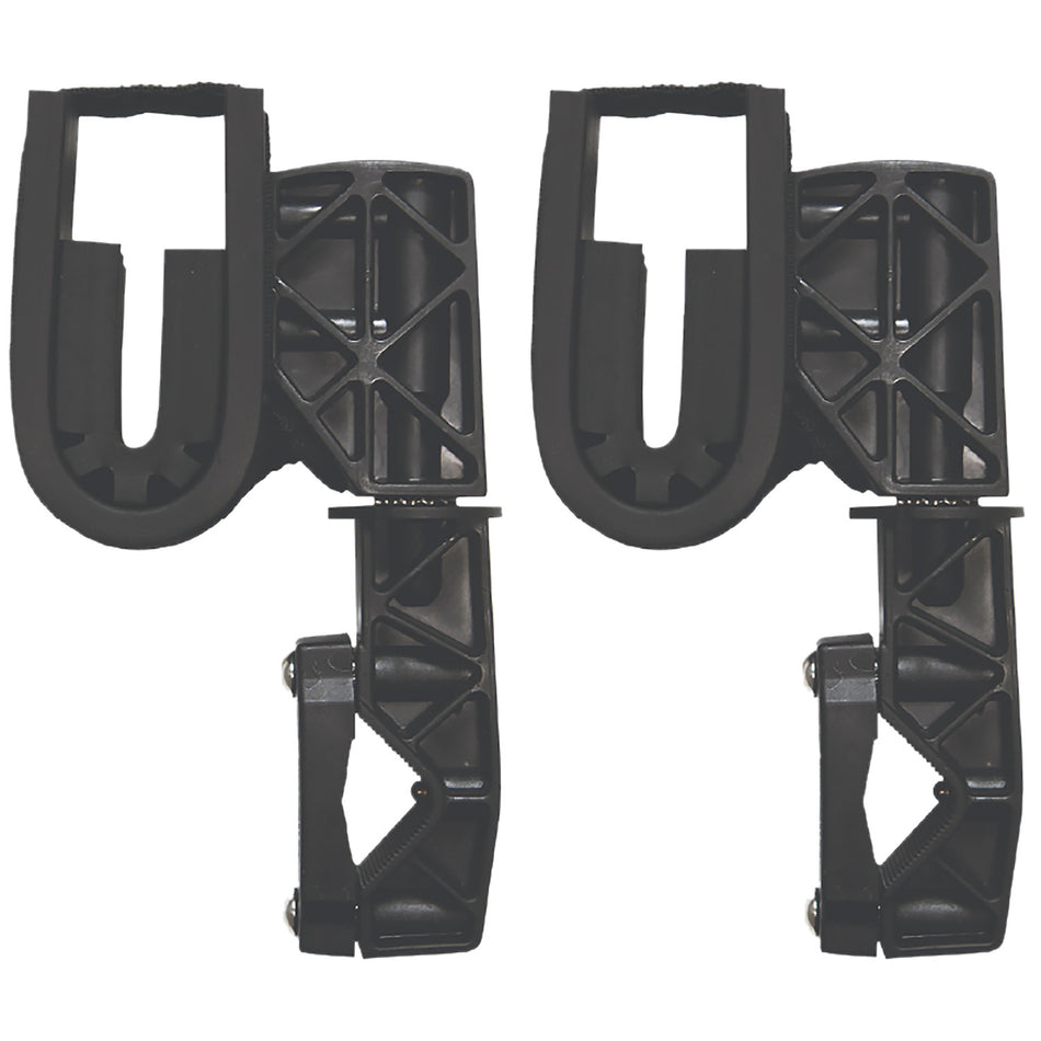 Rugged Gear 10100 Single Hook ATV Gun Mount Rifle/Shotgun Black Nylon 2 Pack