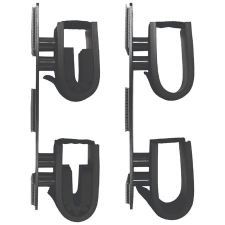 Rugged Gear 10040 Dual Lock Vehicle Gun Holder Black Metal 2 Pack