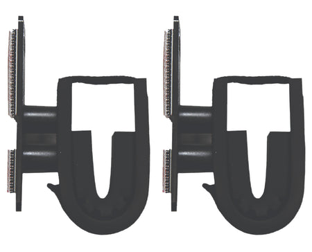 Rugged Gear 10030 Dual Lock Removable Gun Holder Rifle/Shotgun Black Metal