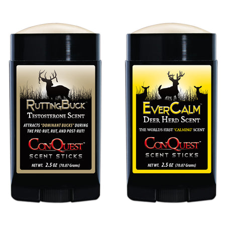 ConQuest EverCalm & Rutting Buck Scent Stick Combo