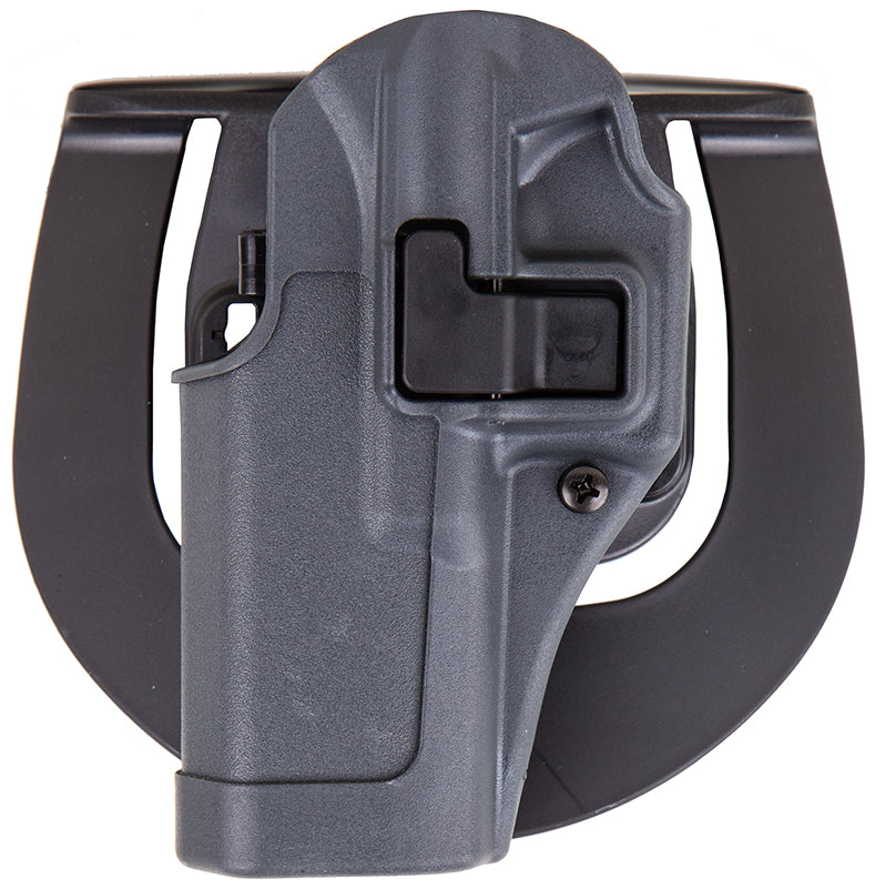 Blackhawk 413513BKL Serpa CQC Sportster OWB Size 13 Gun Metal Gray Polymer Paddle Holster for Glock 20/21/37 and S&W M&P Left Hand