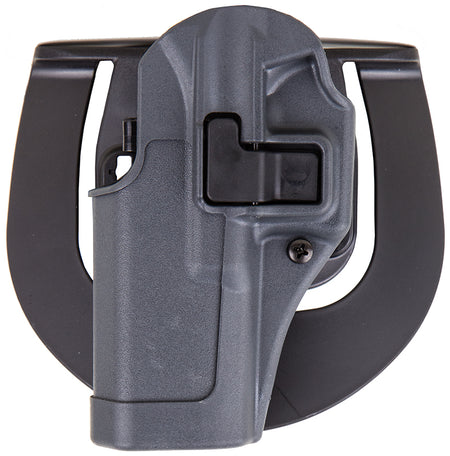 Blackhawk 413525BKL Serpa CQC Sportster OWB Size 25 Gun Metal Gray Polymer Paddle Holster for S&W M&P 9/40 and Sigma Left Hand