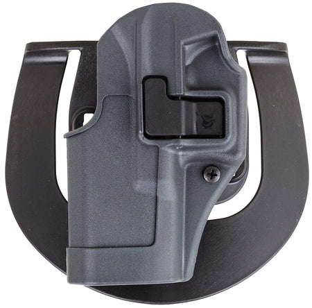 Blackhawk 413502BKL Serpa CQC Sportster OWB Size 02 Gun Metal Gray Polymer Paddle Holster for Glock 19/23/32/36/45 Left Hand
