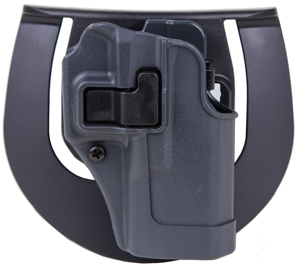 Blackhawk 413502BKR Serpa CQC Sportster OWB Gun Metal Gray Polymer Paddle Holster for Glock 19/23/32/36/45 Right Hand