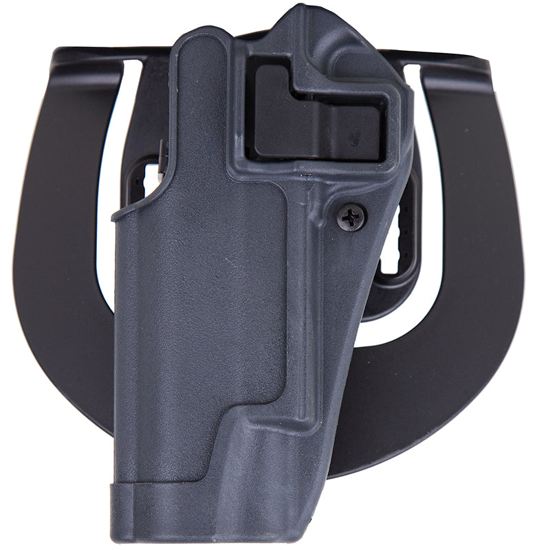 Blackhawk 413503BKL Serpa CQC Sportster OWB Size 03 Gun Metal Gray Polymer Paddle Holster for 1911 Government and Clones Left Hand