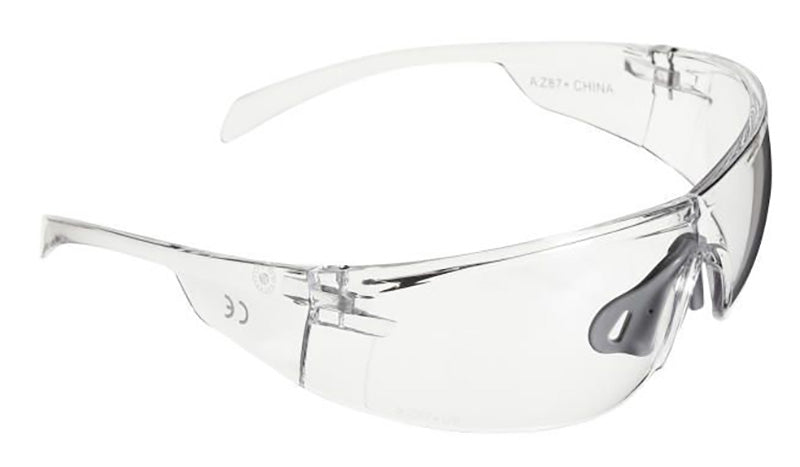 Allen Protector Shooting Glasses Clear Frame Clear Lens Anti-Fog Anti-Scratch