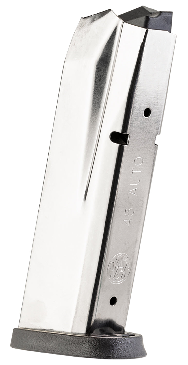 Smith & Wesson 194690000 M&P 10rd 45ACP Black Base Plate Steel Magazine