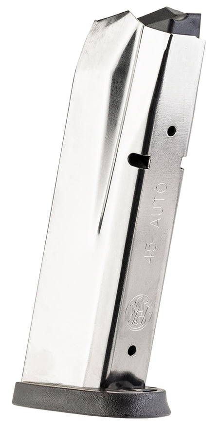 Smith & Wesson 194690000 M&P 10rd 45ACP Black Base Plate Steel Magazine