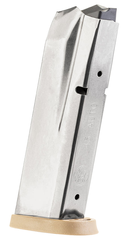 Smith & Wesson 194700000 M&P 10rd 45ACP Brown Floor Plate Steel Magazine