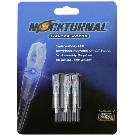 Nockturnal Shift FIT Lighted Nocks Blue G Size 3 pk.