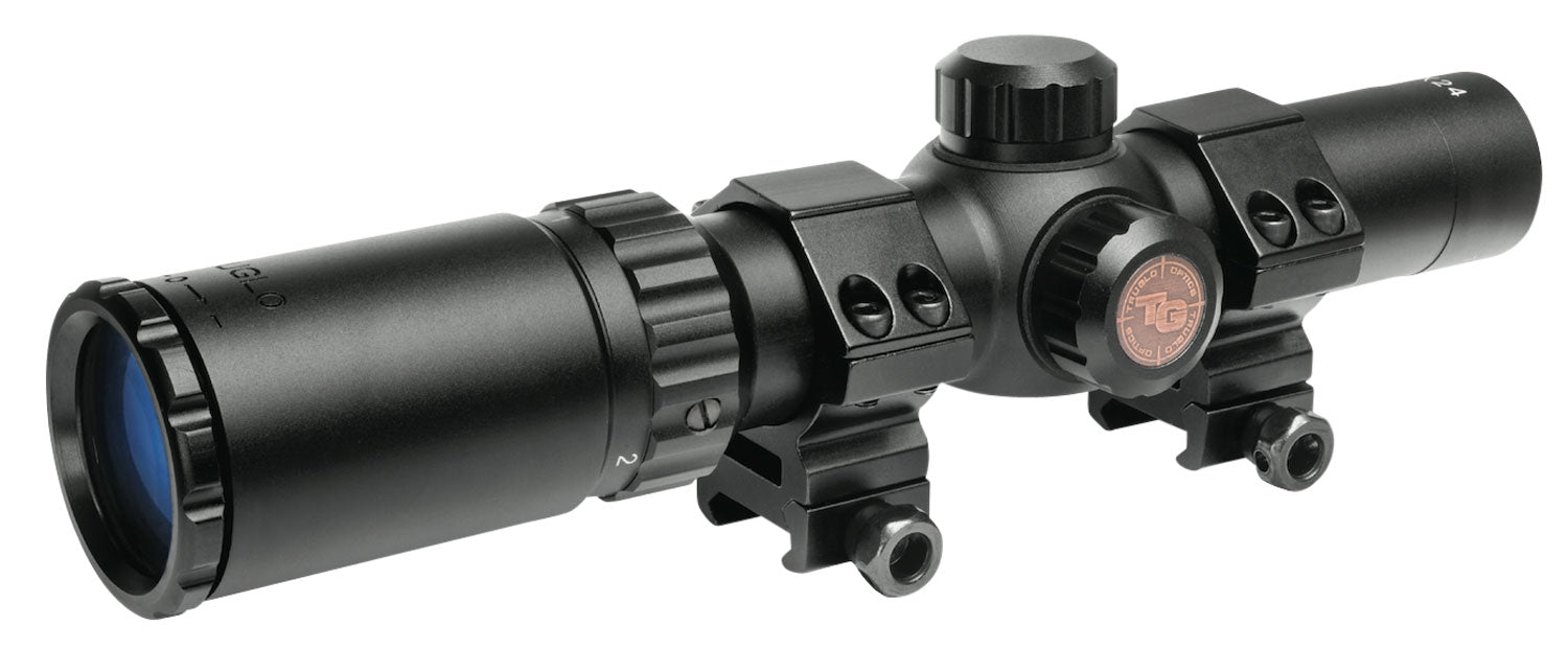TruGlo Tru-Brite 30 Hunter TG8514BC 1-4x24mm 30mm Tube Black Circle Duplex Reticle Scope