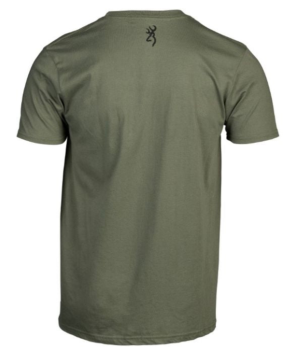 BROWNING SS T-SHIRT CAMO BUCKMARK GREEN/OVIX XLARGE