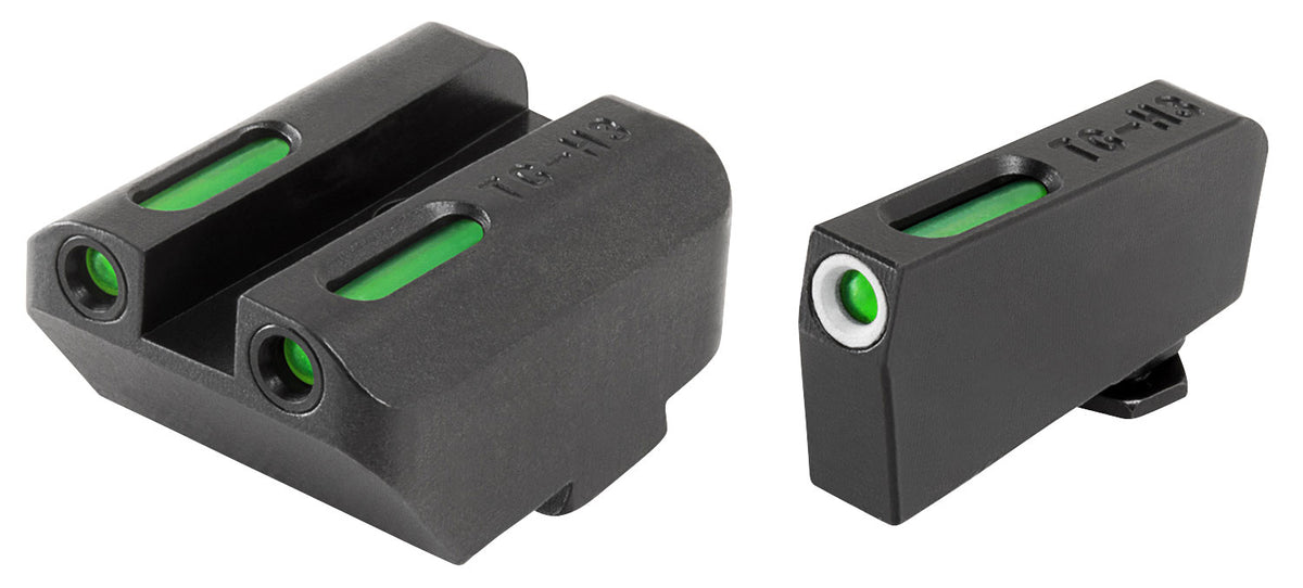 TruGlo TG13GL5A TFX Green Tritium & Fiber Optic Front and Rear Sight Set