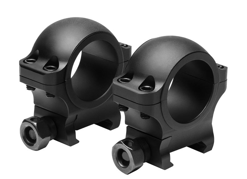 NcSTAR VISM Hunter 30mm Scope Rings, 0.9" Height, Black