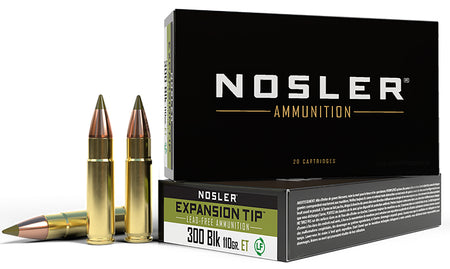 Nosler Expansion Tip .300 AAC Blackout 110 gr PolyTip ammo