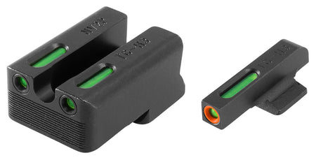 TruGlo TG13NV3PC TFX Pro Tritium Fiber Optic Sight Set for 1911 3" Officer & 4.25" Commander
