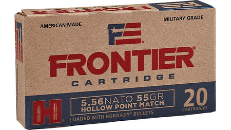 Frontier Cartridge Lake City Centerfire Rifle Match 5.56x45mm NATO 55 gr BTHP ammo