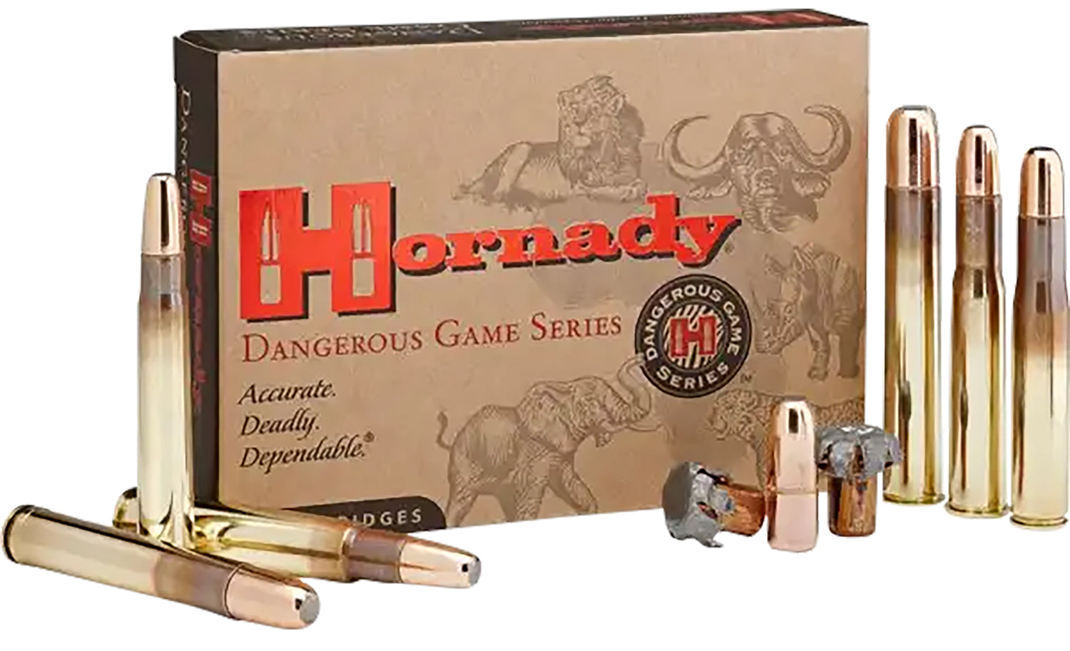 Hornady 82334 Dangerous Game DGX Bonded  300 Grain .375 H&H Mag
