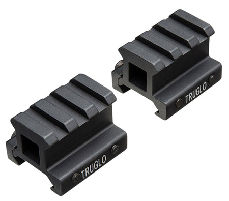 TruGlo TG8982B Picatinny Riser Mount Black Anodized Matte Finish