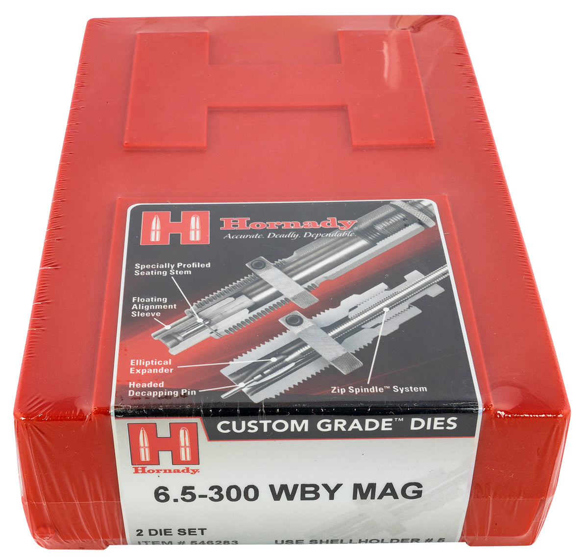 Hornady 546283 Series IV Reloading Die Set 6.5-300 Weatherby Magnum
