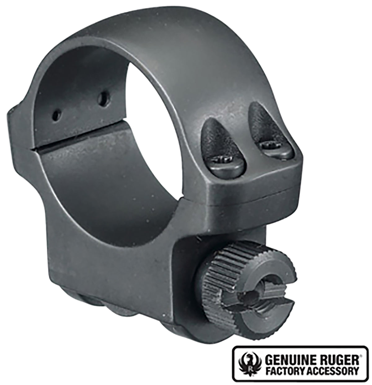 Ruger 90277 3BHM 1" Low Scope Ring Matte Black